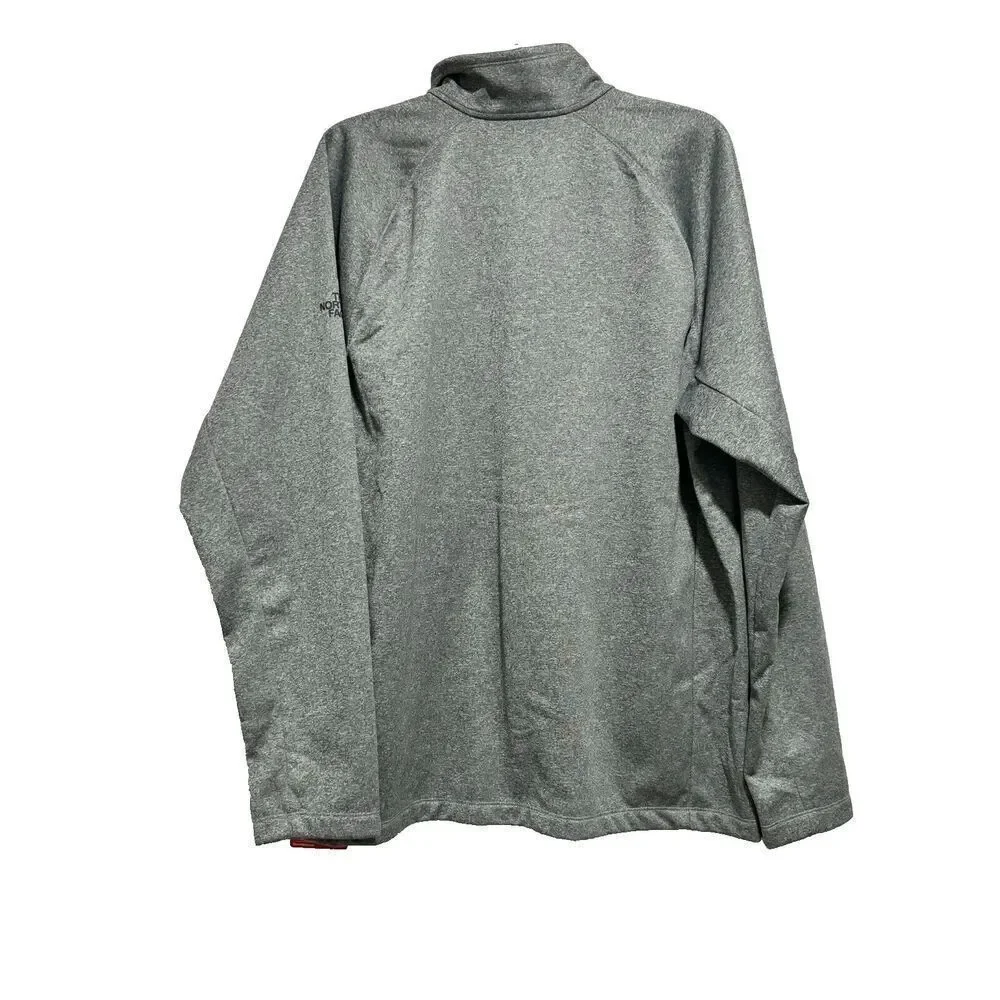 The North Face Gray Full Zip Jacket XL Gorpcore Outdoor Hiking Sporty Raglan‎